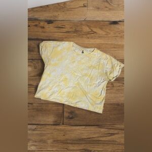 Me to We Yellow Tie-Dye Short Sleeve Tee